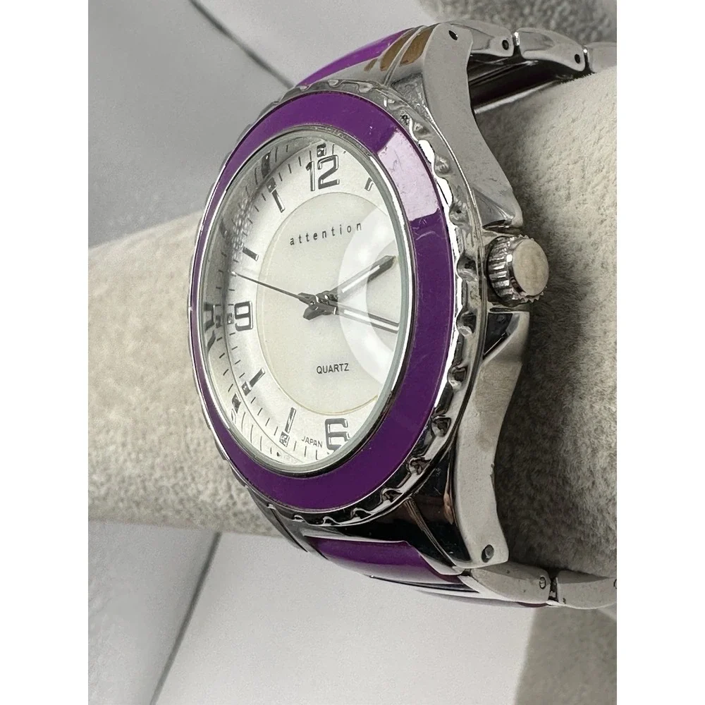 Attention Accutime KM9036 New Battery Ladies Watch 41MM 7.25